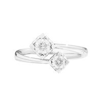 Anello Recarlo Donna Contrarie' in Oro bianco Diamante R01CO030/025-13